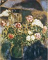 Peonías y lilas contemporáneas Marc Chagall